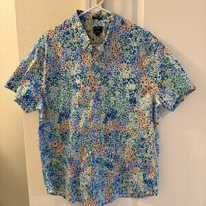 J.Crew Short Sleeve Button Down Floral Shirt - XL (Slim)